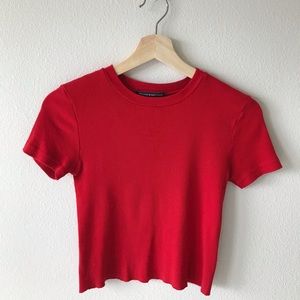 Brandy Melville/John Galt Red Tee